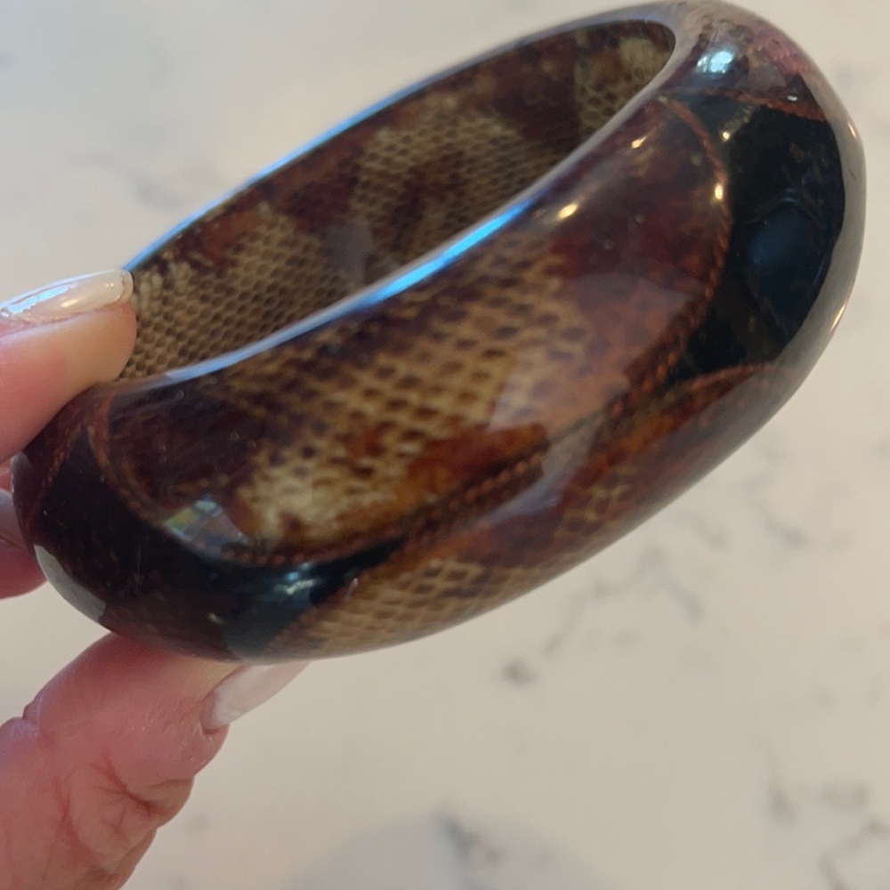 Vintage REAL snake bangle BRACELET